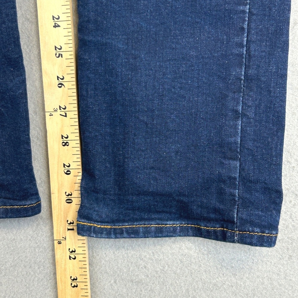 Levi's 501 Jeans Mens 28x34 (Fits 27x31) Blue Dark Wash Straight Leg Button Fly - Picture 8 of 11